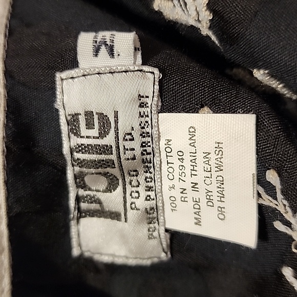 PONG Poco LTD Embroidered Hi-Low Tunic Top | Size Medium - Picture 7 of 7